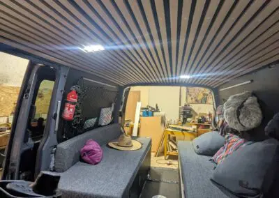 incrustation des lumières au plafond
