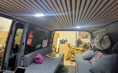 Ciel de toit feutrine lambris